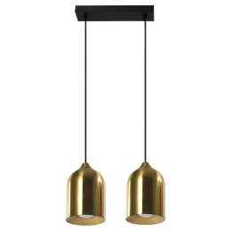 Light Prestige Metalowa lampa wisząca Nilo złota 2xGU10