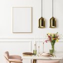 Light Prestige Metalowa lampa wisząca Nilo złota 2xGU10