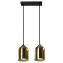 Light Prestige Metalowa lampa wisząca Nilo złota 2xGU10