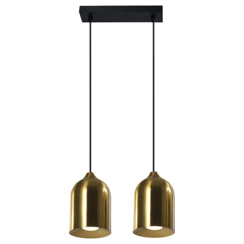 Light Prestige Metalowa lampa wisząca Nilo złota 2xGU10