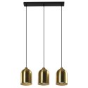 Light Prestige Metalowa lampa wisząca Nilo złota 3xGU10