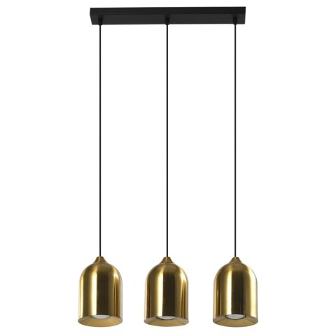 Light Prestige Metalowa lampa wisząca Nilo złota 3xGU10