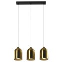 Light Prestige Metalowa lampa wisząca Nilo złota 3xGU10