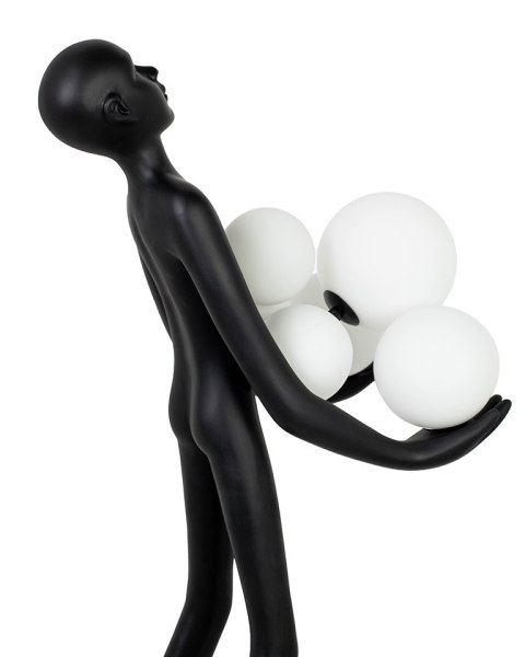 MOOSEE lampa stołowa HUMAN PREMIUM czarna