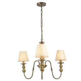 Light Prestige Lampa wisząca Grado złota 3 x E14