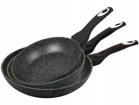 ZESTAW PATELNI GRANITOWYCH 20/24/28cm KLAUSBERG KB-7290
