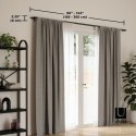 UMBRA karnisz TWILIGHT DOUBLE 168 - 365 cm czarny mat
