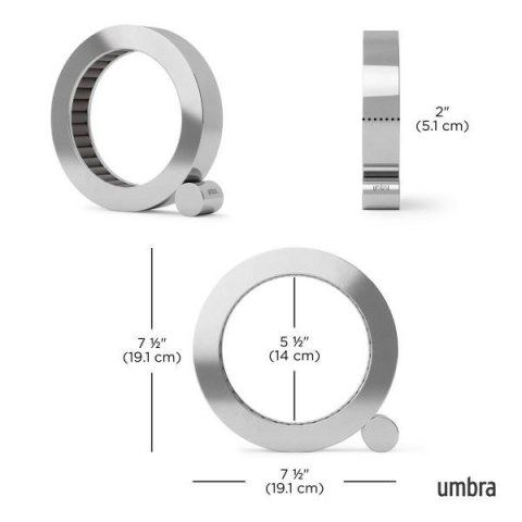 UMBRA organizer na biżuterię FERRIS chrom