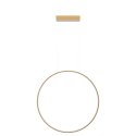 Light Prestige Lampa wisząca Mirror S złota IP44 LED CCT