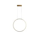 Light Prestige Lampa wisząca Mirror S złota IP44 LED CCT