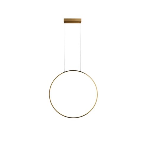 Light Prestige Lampa wisząca Mirror S złota IP44 LED CCT