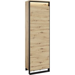 Szafa do przedpokoju QUANT QG01 dąb artisan + czarny