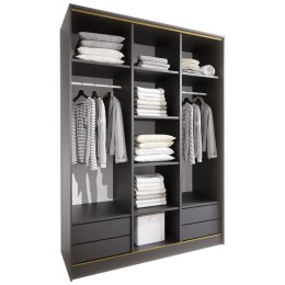 Szafa otwarta MERV K12 150 czarna