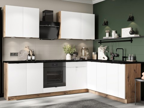 Szafka dolna pod płytę D60PC ELLEN 06 dąb artisan / biała alaska