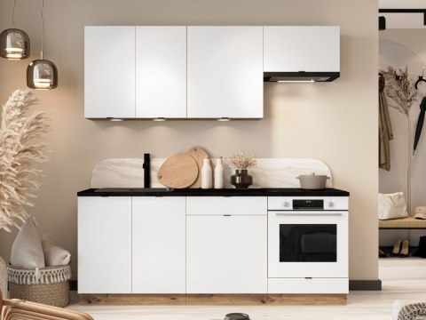 Szafka dolna pod płytę D60PC ELLEN 06 dąb artisan / biała alaska