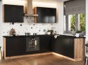 Szafka dolna pod płytę D60PC ELLEN 06 dąb artisan / czarny groszek