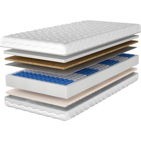 Materac 200x200 LILO pocket lateks kokos