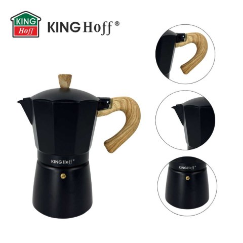 KAWIARKA ZAPARZACZ DO KAWY 450ml KINGHOFF KH-1887 INDUKCJA