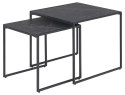 Zestaw stolików Infinity black 50x50 ( Rozmiar: uniwersalny )