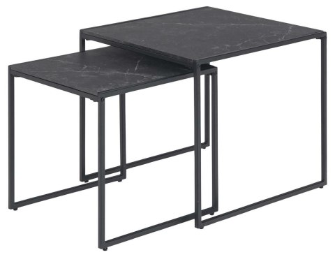 Zestaw stolików Infinity black 50x50 ( Rozmiar: uniwersalny )
