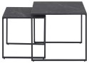 Zestaw stolików Infinity black 50x50 ( Rozmiar: uniwersalny )