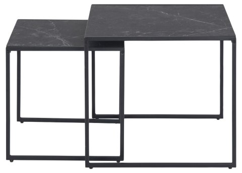 Zestaw stolików Infinity black 50x50 ( Rozmiar: uniwersalny )