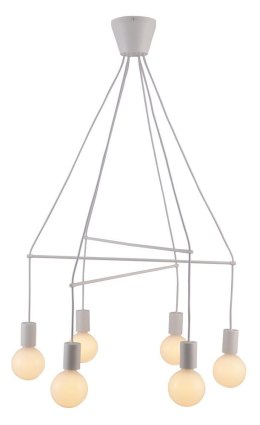 ALTO LAMPA WISZĄCA 6X40W E27 BIAŁY MATOWY