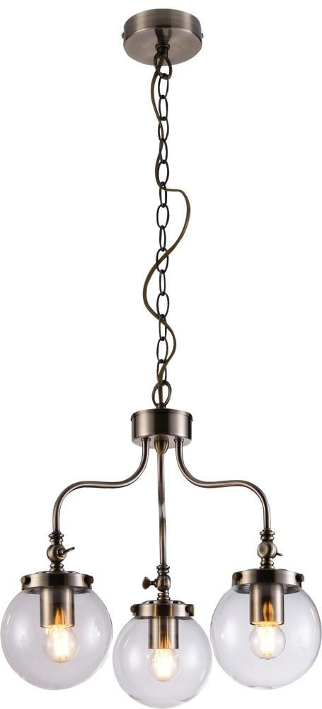 BALLET LAMPA WISZĄCA 3X40W E27 PATYNOWY