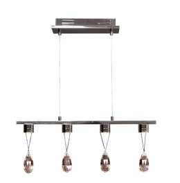 PRISMA LAMPA WISZĄCA 4X3W LED CHROM