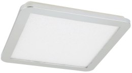 Plafon do łazienki NEXIT minimalistyczny - srebrny chromowany 30 cm - plafon z funkcją ściemniania LED 3000K 18W IP44