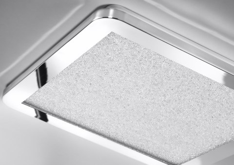 Plafon do łazienki NEXIT minimalistyczny - srebrny chromowany 30 cm - plafon z funkcją ściemniania LED 3000K 18W IP44