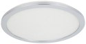Plafon do łazienki PIXEL minimalistyczny - srebrny chromowany 40 cm - okrągły plafon LED z funkcją ściemniania 3000K 24W IP44