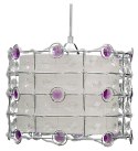 SENECA LAMPA WISZĄCA 30 1X40W E27 FIOLET + LINKA 85-10523