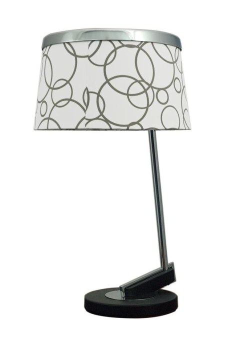 IMPRESJA LAMPA 1*60W E27 BIAŁA CHROM