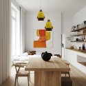 LAMPA WISZĄCA FALUN 1 ŻÓŁTY