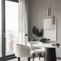 LAMPA WISZĄCA FIUGGI 1 SREBRNY