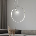SKIROS LAMPA WISZĄCA 1X60W E27 LED+12W LED CHROMOWY 4000K APETI