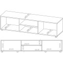 Komoda RTV MAXIS 10 czarny