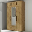 Szafa z lustrem MAXIS 12 dąb artisan