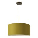 VANTI lampa wisząca sufitowa 1x40W E27 czarna oprawa abażur limonkowy nowoczesna kolorowa do salonu sypialni kuchni jadalni wnęt
