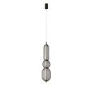 PUMA lampa wisząca 14cm czarny 15W LED 3000K klosz biały