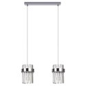 Light Prestige Lampa wisząca Vetro chrom 2xE14