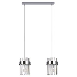 Light Prestige Lampa wisząca Vetro chrom 2xE14