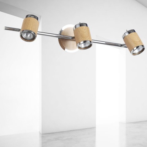 Light Prestige Kinkiet Alba srebrny 3xGU10