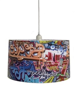 Light Prestige Lampa wisząca Graffiti wielokolorowa 1xE27