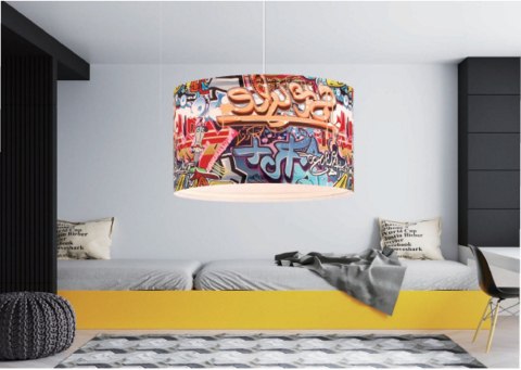 Light Prestige Lampa wisząca Graffiti wielokolorowa 1xE27