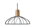 Light Prestige Lampa wisząca Moderno czarna 1xGU10