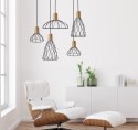 Light Prestige Lampa wisząca Moderno czarna 1xGU10