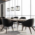 Light Prestige Lampa wisząca Napoli czarna 1xE27
