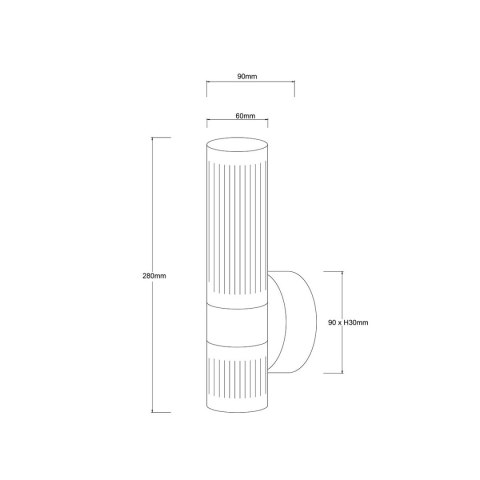 Light Prestige Kinkiet Ambiente chrom LED CCT